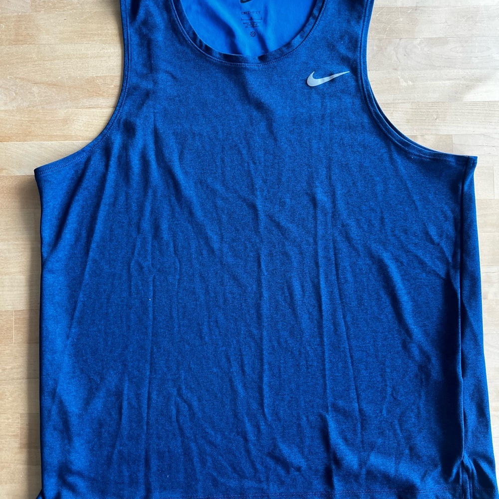 Nike Miler | Men's Dri-FIT Running Tank | Deep Blue
